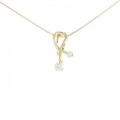 K18YG ダイヤモンド ネックレス 0.45CT