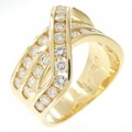 K18YG ダイヤモンド リング 1.17CT