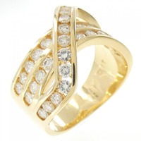 K18YG ダイヤモンド リング 1.17CT