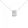 PT/K18WG ダイヤモンド ネックレス 0.65CT