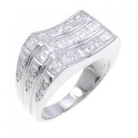 K18WG ダイヤモンド リング