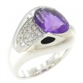 750WG アメジスト リング 2.3CT