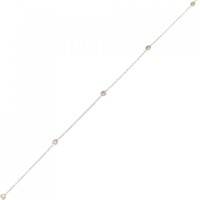 K10PG ダイヤモンド ブレスレット 0.10CT