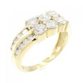 K18YG ダイヤモンド リング 1.1CT