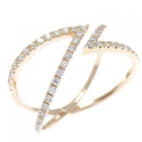 K18PG ダイヤモンド リング 0.35CT