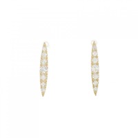 【リメイク】K18YG ダイヤモンド ピアス 0.30CT