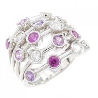 シャネル カラーストーン リング