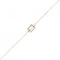 【新品】K18PG ダイヤモンド ブレスレット 0.09CT