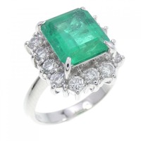 PT エメラルド リング 2.07CT