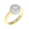 18KTYG/18KTWG ダイヤモンド リング 0.38CT