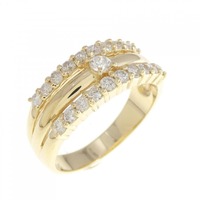 K18YG ダイヤモンド リング 0.66CT