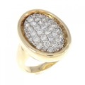 K18YG/K18WG ダイヤモンド リング 1.06CT