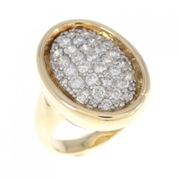 K18YG/K18WG ダイヤモンド リング 1.06CT