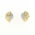 K18YG/PT ピアス
