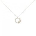 【リメイク】K18YG ダイヤモンド ネックレス 0.15CT
