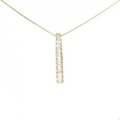 K18YG ダイヤモンド ネックレス 0.15CT