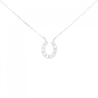 【リメイク】PT ホースシュー ダイヤモンド ネックレス 0.25CT