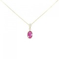 【新品】K18YG ルビー ネックレス 0.55CT