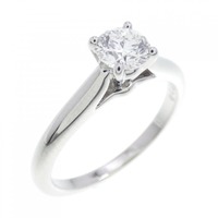 カルティエ 1895 ソリテール リング 0.34CT H VS1 3EXT