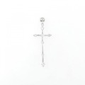 PT クロス ダイヤモンド ピアス 片耳 0.40CT