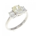 PT ダイヤモンド リング 1.038CT LY SI2 オーバルカット