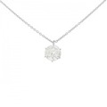 【リメイク】PT ダイヤモンド ネックレス 1.086CT H SI2 VG