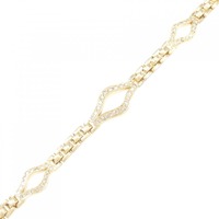 750YG ダイヤモンド ブレスレット 1.06CT