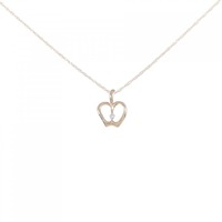 K18PG ダイヤモンド ネックレス 0.02CT