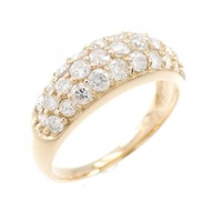 K18PG パヴェ ダイヤモンド リング 1.0CT