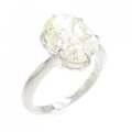 PT ダイヤモンド リング 3.455CT VLY SI2 オーバルカット