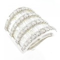 【新品】PT ダイヤモンド リング 5.00CT