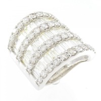 【新品】PT ダイヤモンド リング 5.00CT