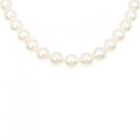 シルバークラスプ アコヤパール ネックレス 9-9.5mm