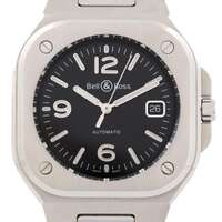 ベル&ロス BR05ブラックスティール BR05A-BL-ST/SST SS 自動巻