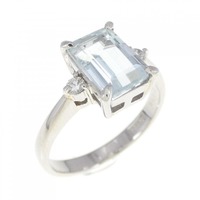PT アクアマリン リング 1.64CT