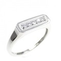 【リメイク】PT ダイヤモンド リング 0.10CT