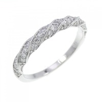 【リメイク】PT ダイヤモンド リング 0.25CT