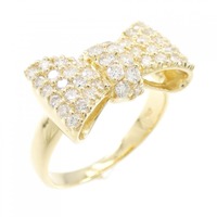 K18YG リボン ダイヤモンド リング 0.60CT