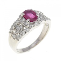 PT ルビー リング 0.63CT