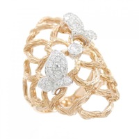 750PG/750WG ダイヤモンド リング 0.49CT