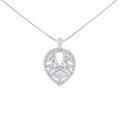PT フラワー ダイヤモンド ネックレス 2.00CT