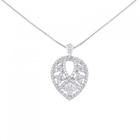 PT フラワー ダイヤモンド ネックレス 2.00CT