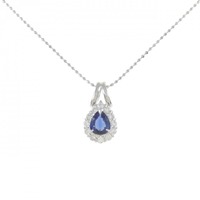 PT サファイヤ ネックレス 0.56CT