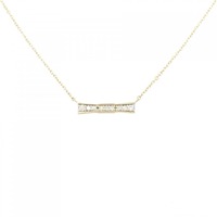 K10YG ダイヤモンド ネックレス 0.09CT