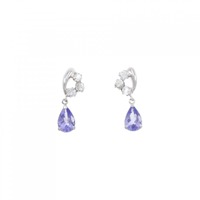 PT タンザナイト ピアス