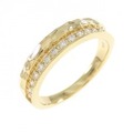 K18YG ダイヤモンド リング 0.17CT