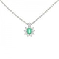 PT エメラルド ネックレス 0.35CT