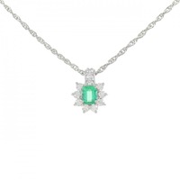 PT エメラルド ネックレス 0.35CT