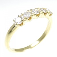 K18YG ダイヤモンド リング 0.43CT