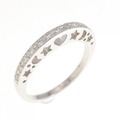 K18WG ダイヤモンド リング 0.20CT